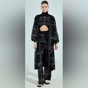 AKIRA Black Oversized SweaterCardigan